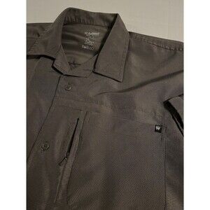 BlackHawk Warrior Wear Tactical Utility Short Sleeve Gray Button Down Shirt 2XL